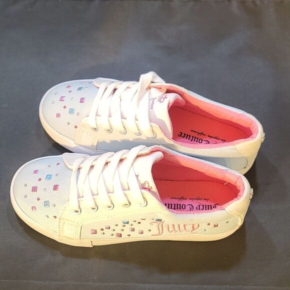 BRAND NEW JUICY COUTURE GIRLS WALKING LACE-UP SNEAKERS G1 - Picture 8 of 16